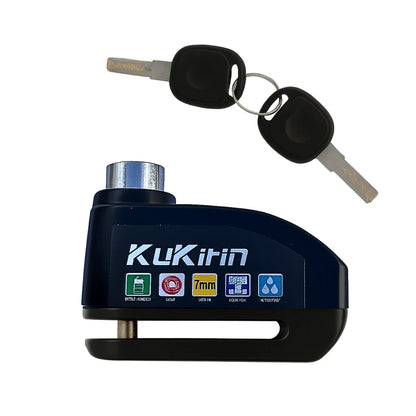 Candado de disco con alarma KuKirin antirrobo para patinetes y motos