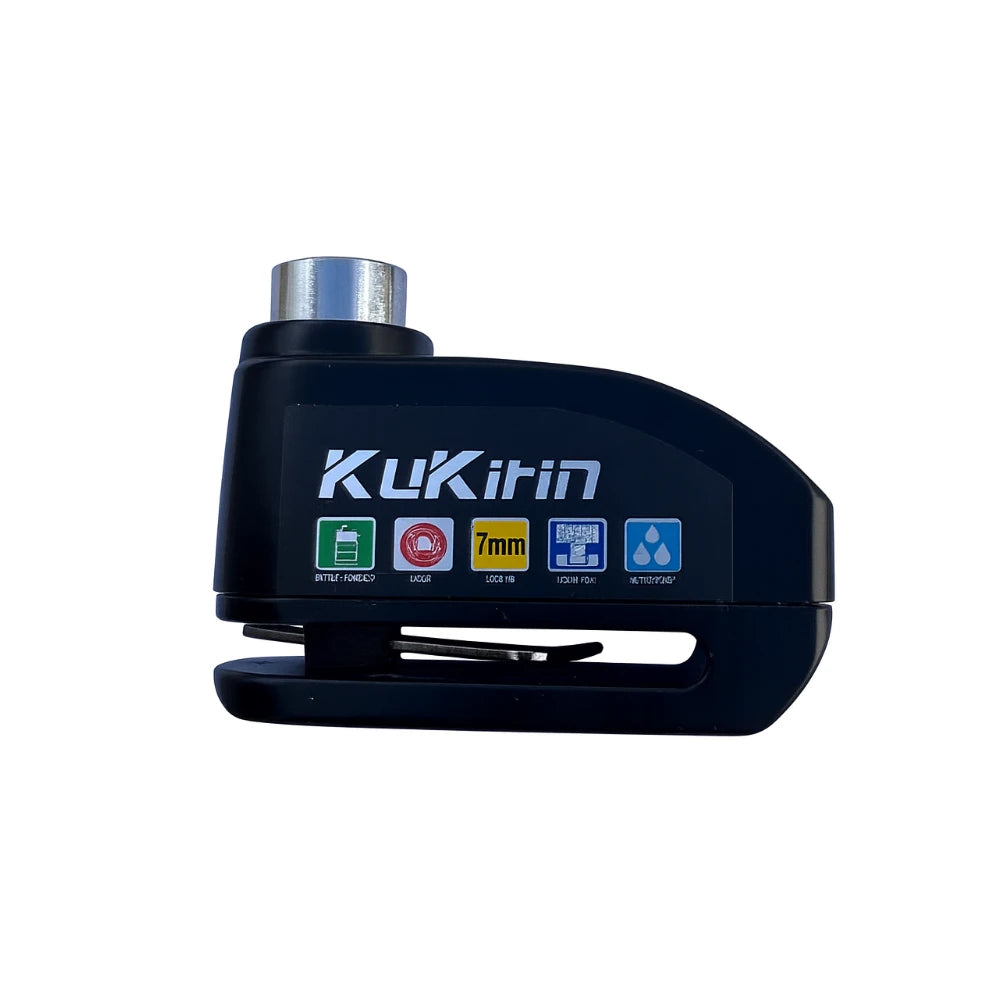 Candado de disco con alarma KuKirin antirrobo para patinetes y motos