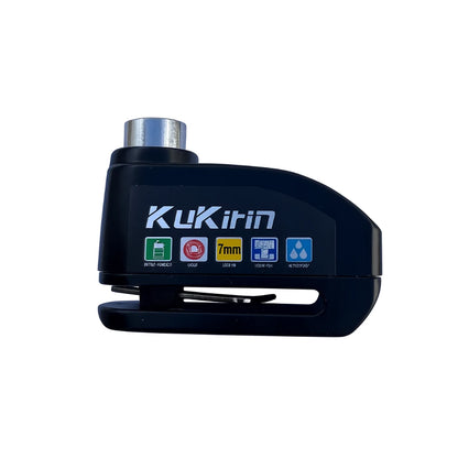 Candado de disco con alarma KuKirin antirrobo para patinetes y motos