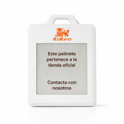 Llavero inteligente KuKirin con pantalla de tinta electrónica personalizable